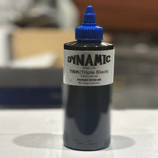Dynamic Tattoo Ink Triple Black -8 onz