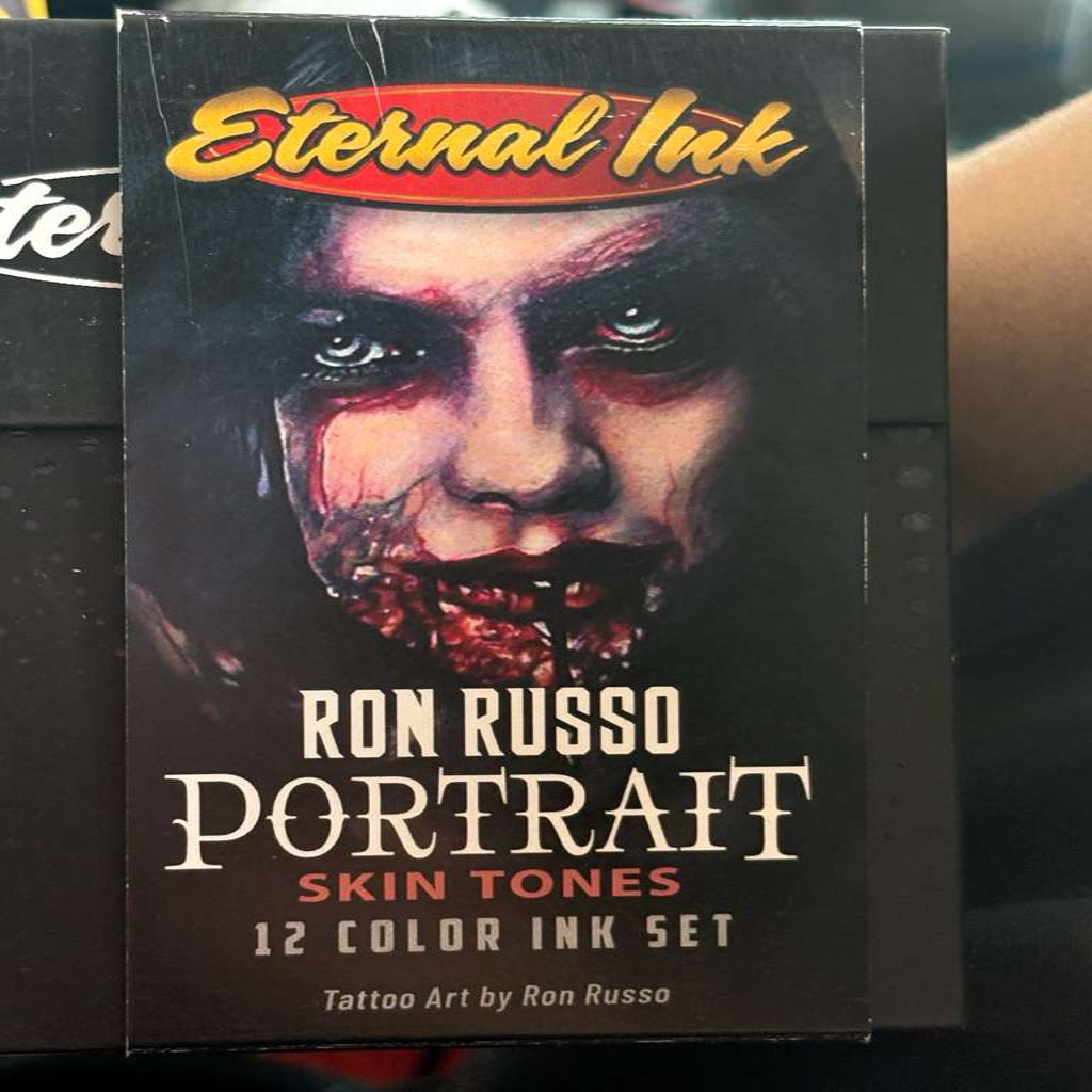 Eternal Ink Ron Russo Portrait Skin Tones 12-Color Ink Set.